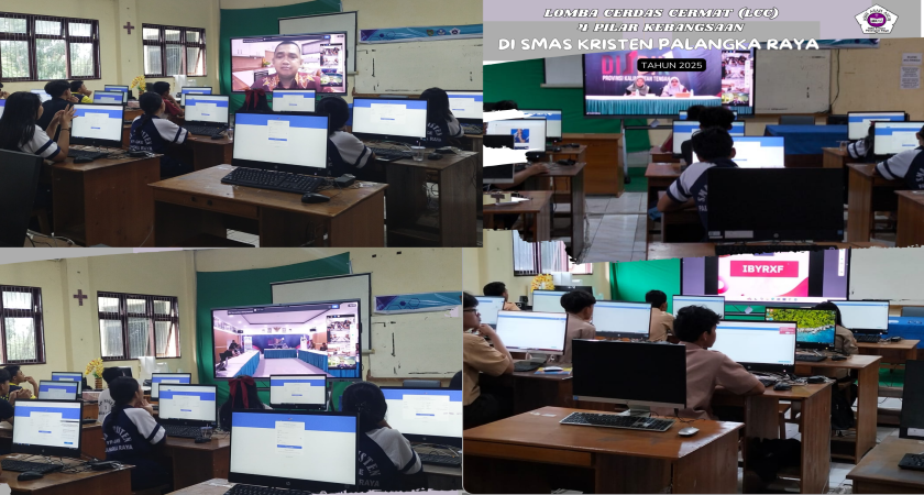 Partisipasi Aktif SMA Kristen Palangka Raya Menyukseskan Penyelenggaraan Lomba Cerdas Cermat (LCC) 4 Pilar Kebangsaan