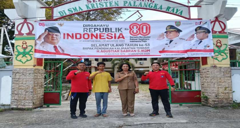 Kemeriahan Perayaan Hari Ulang Tahun ke-80 Republik Indonesia di SMA Kristen Palangka Raya 2025