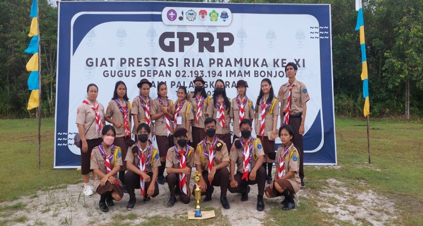 Pramuka SMA Kristen Palangka Raya Juara II LKBB 2022