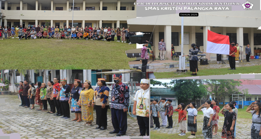 Upacara Memperingati Hari Pendidikan Nasional di SMA Kristen Palangka Raya