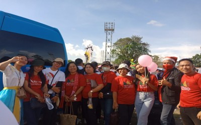 SMA Kristen Palangka Raya Memeriahkan Parade Natal di Lapangan Sanaman Mantikei