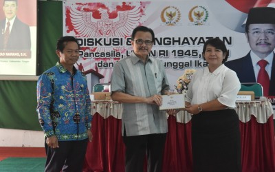 Kunjungan Teras Narang di SMA Kristen Palangka Raya